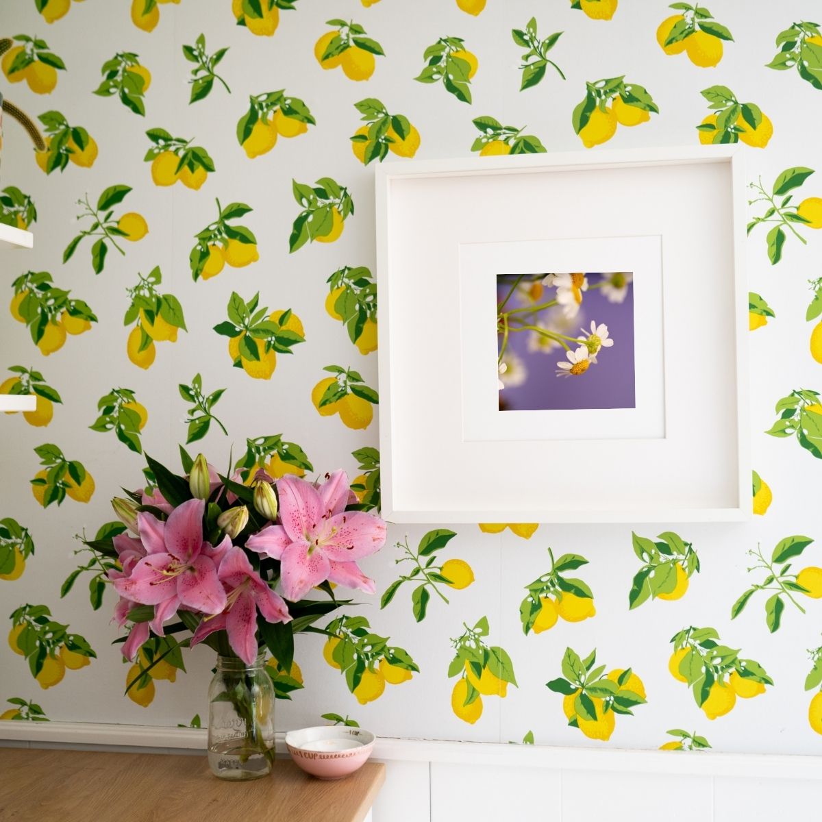 Lavender Skies - Mindfulness Chamomile Flower Photo Print, Meditation Space Wall Art, Calming Photography