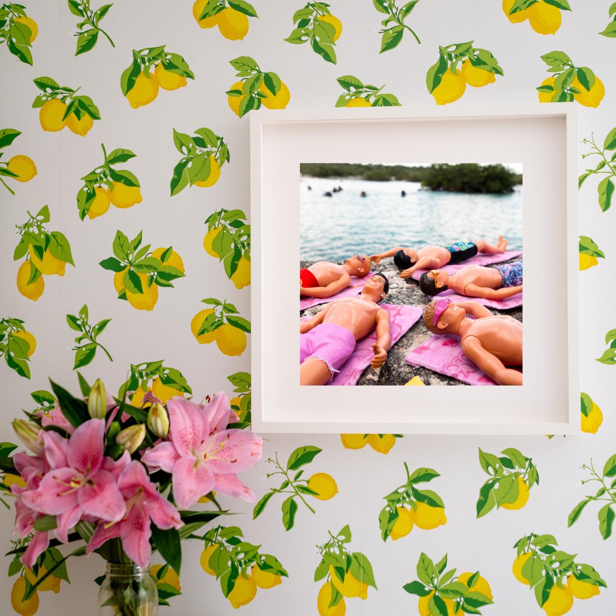 Towel Time – Rockside Relaxation with NKOTB Dolls in Akumal, Mexico, Vacation Home Decor Gift