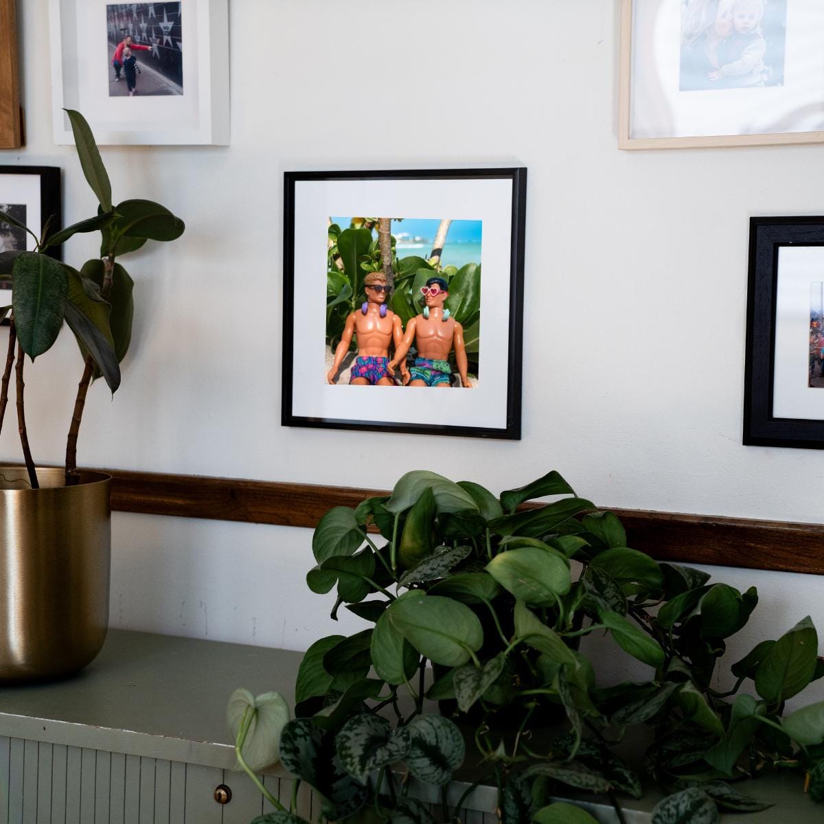 Joey McIntyre and Jordan Knight Beach Bros – NKOTB Dolls in Akumal, Mexico, Fun Home Decor Gift