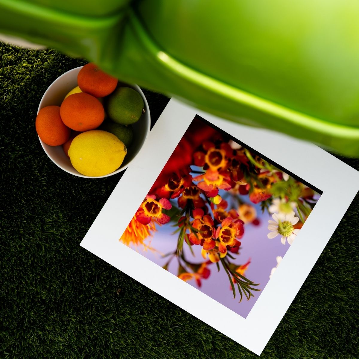 Abounding Blooms - Macro Photography Vibrant Happy Flower Art Print