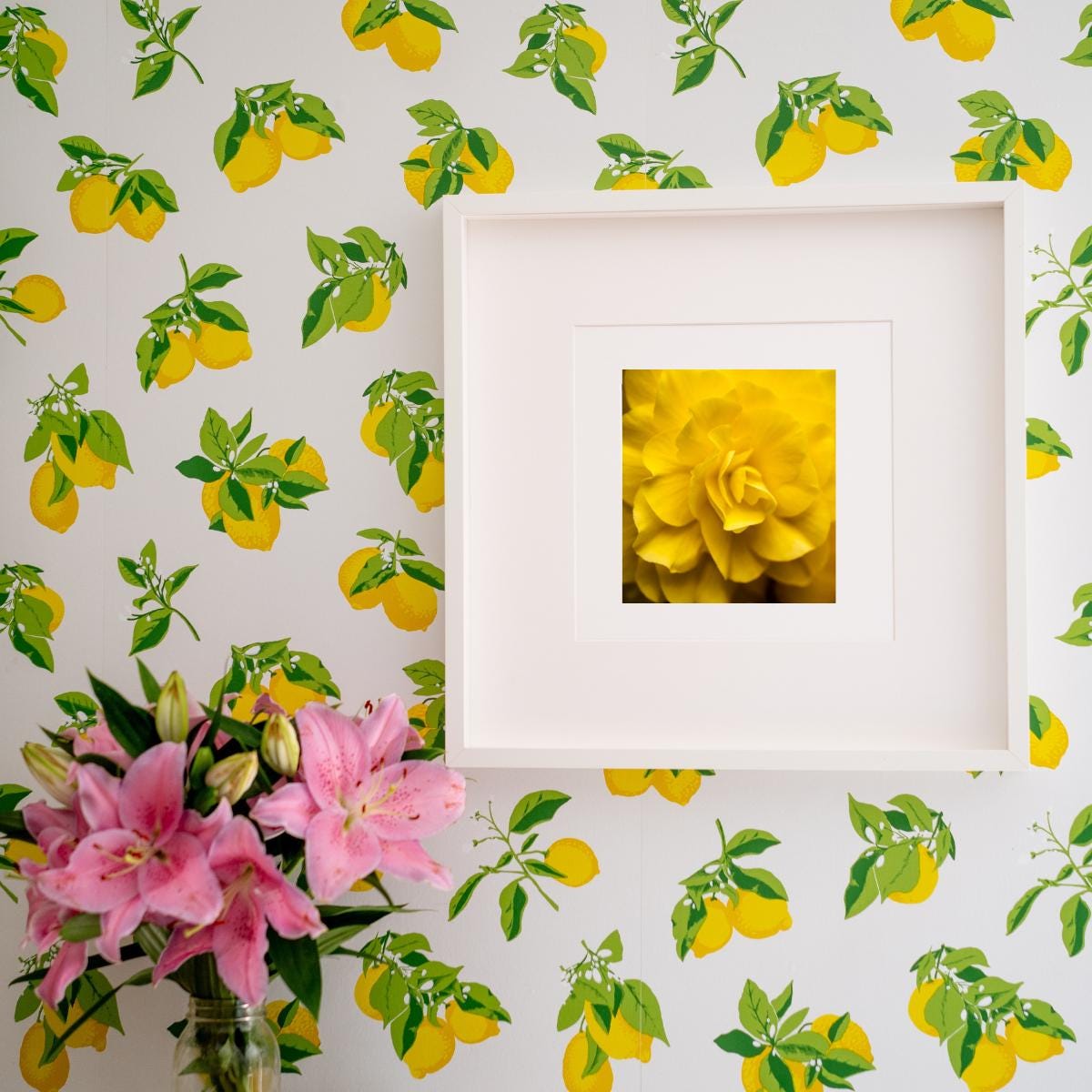 Macro Yellow Begonia- Vibrant Floral Wall Art, Macro Flower Photography, Gardener Gift, Nature Home Decor