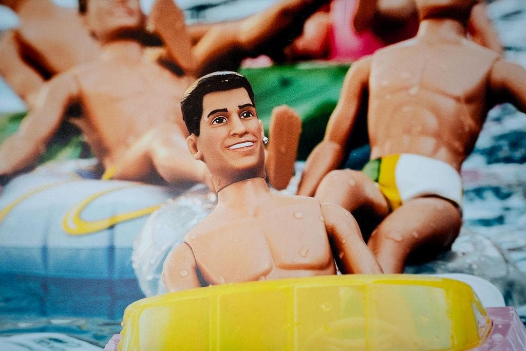 NKOTB Doll Pool Art Print: 90s Nostalgia Summer Photo
