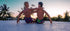 Joey McIntyre and Jordan Knight Beach Bros in Akumal Mexico Sunset Art Print