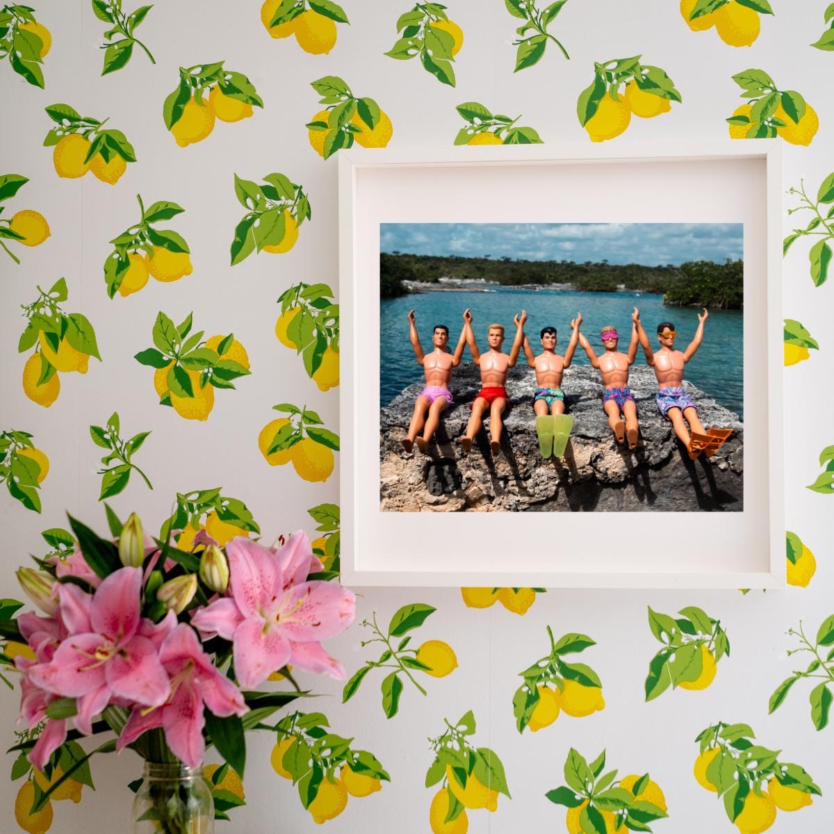 Vacation Mode Activated – NKOTB Dolls in Akumal, Mexico, Fun Home Decor Gift