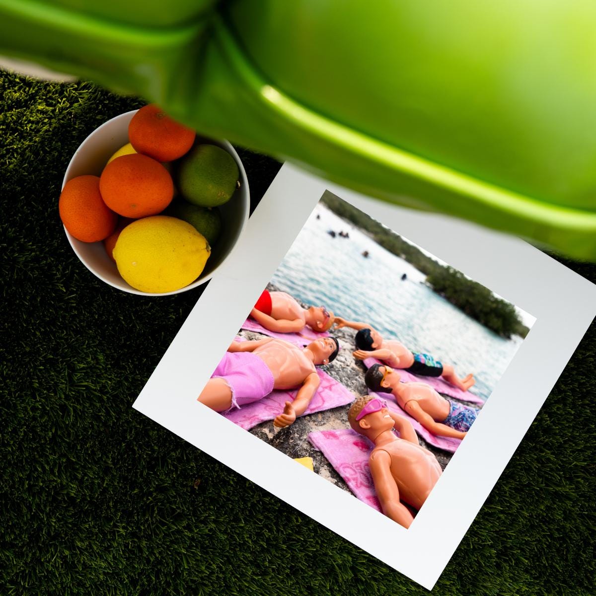 Towel Time – Rockside Relaxation with NKOTB Dolls in Akumal, Mexico, Vacation Home Decor Gift