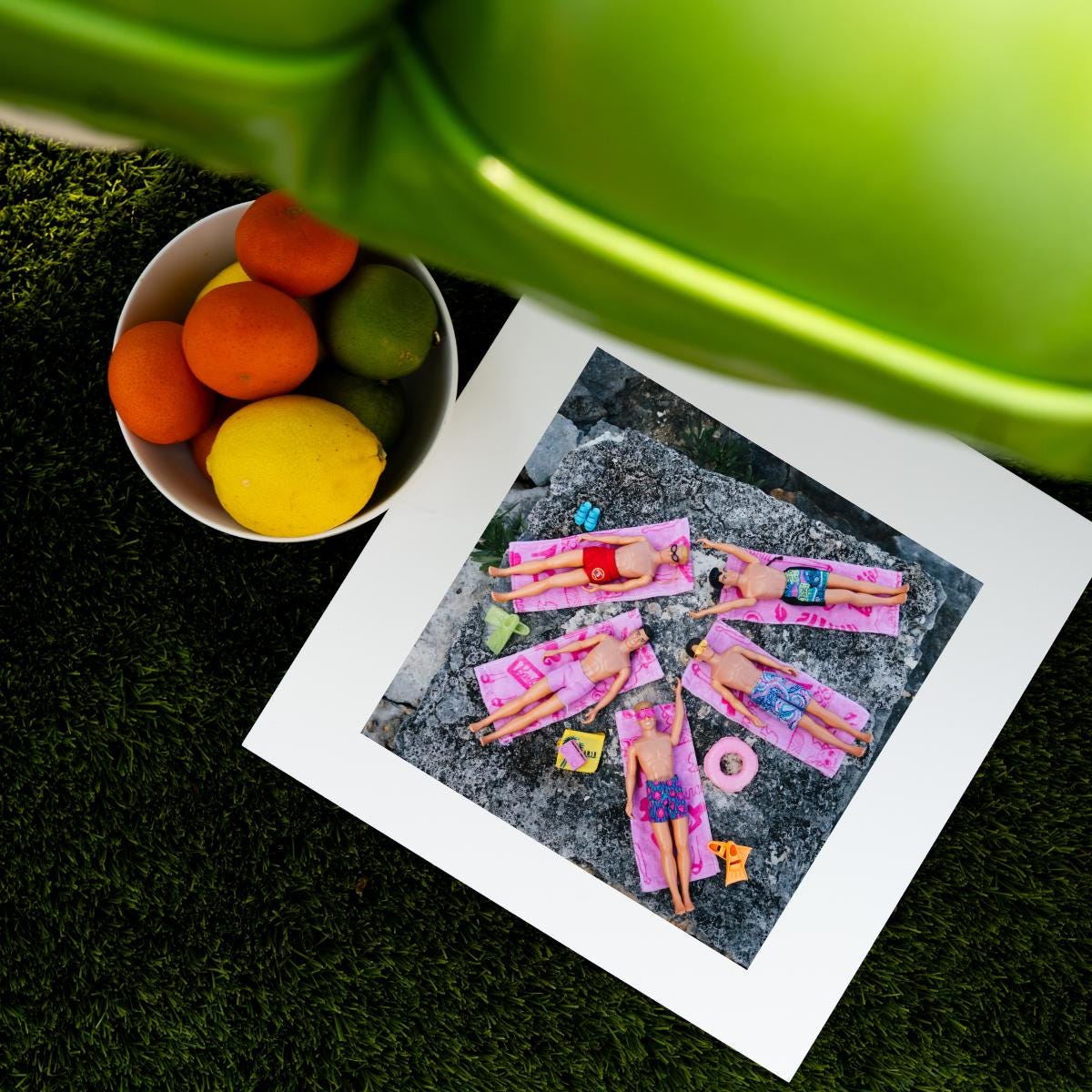 NKOTB Dolls Beach Print: Akumal Mexico Vacation Home Decor