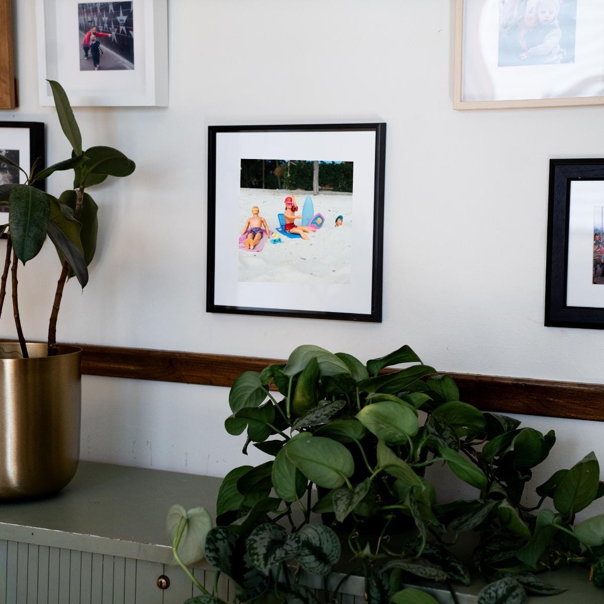 Silly Sand Schennigans – NKOTB Dolls in Akumal, Mexico, Funny Home Decor Gift