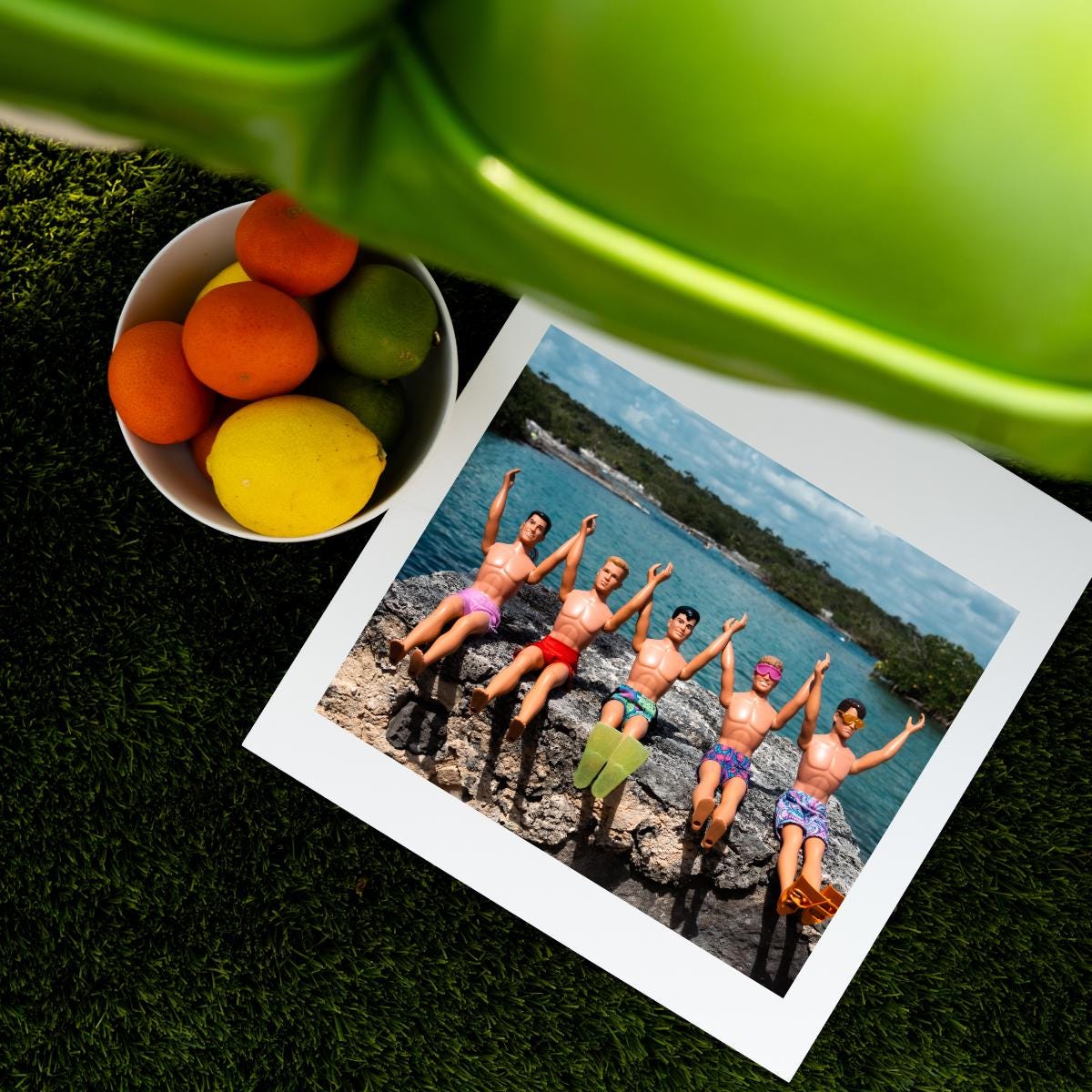 Vacation Mode Activated – NKOTB Dolls in Akumal, Mexico, Fun Home Decor Gift