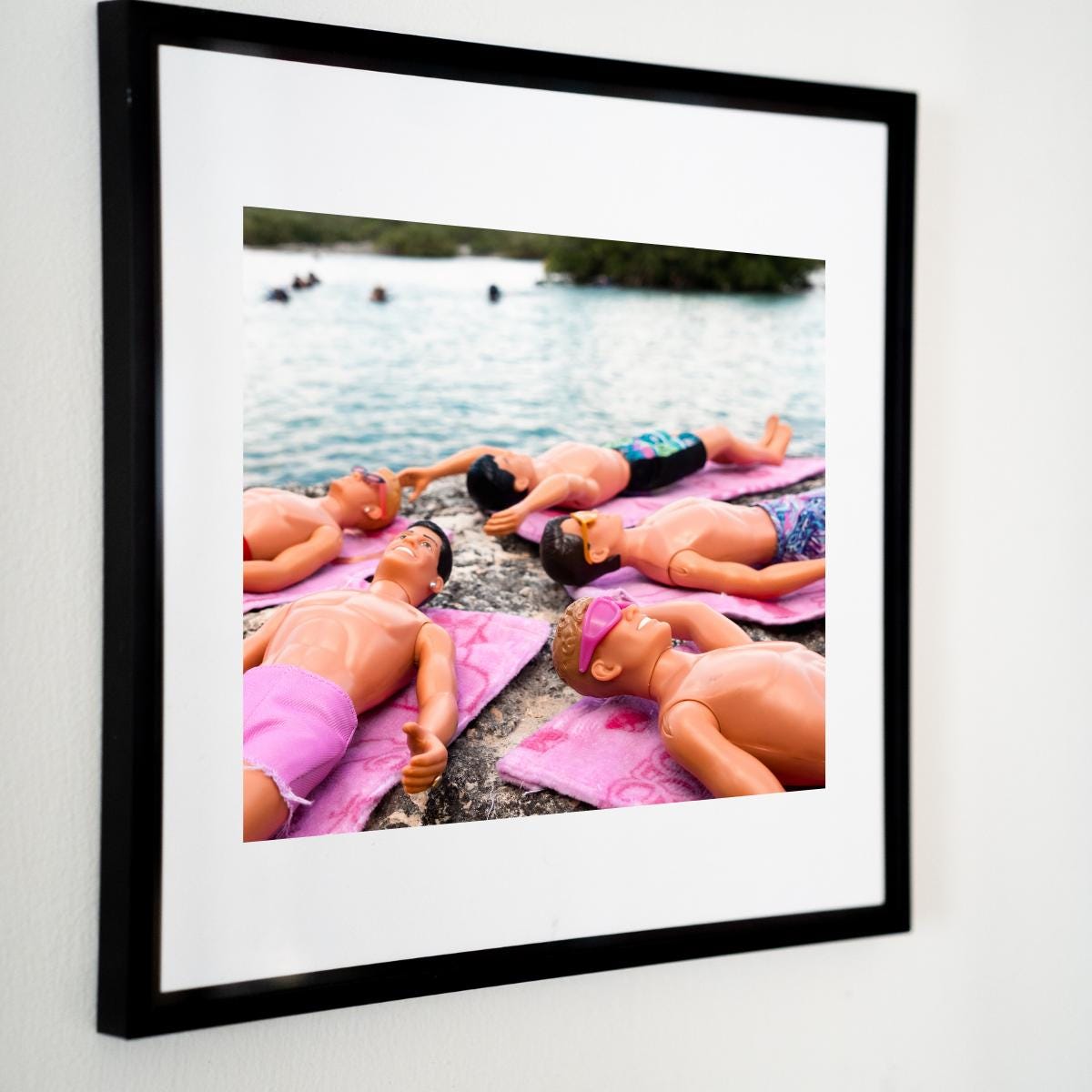 Towel Time – Rockside Relaxation with NKOTB Dolls in Akumal, Mexico, Vacation Home Decor Gift