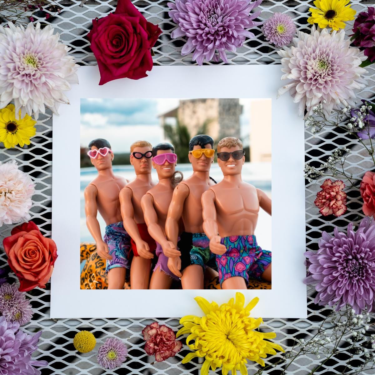 Fun Sunglasses for the Boys - New Kids on the Block Retro Gift, Decor for Vacation Lovers