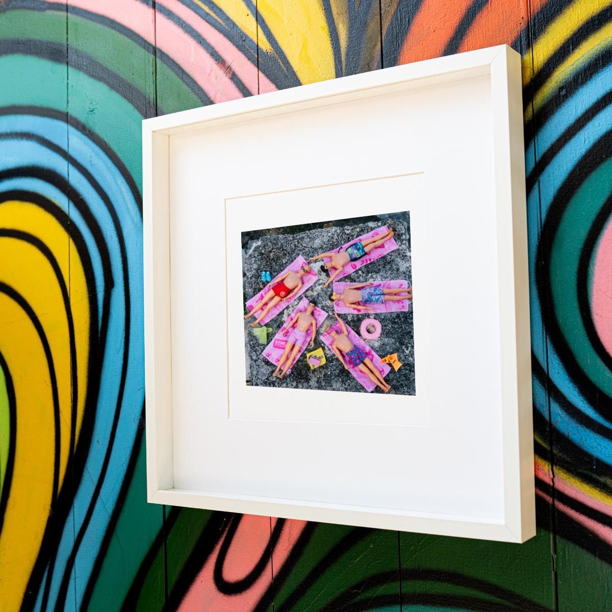 NKOTB Dolls Beach Print: Akumal Mexico Vacation Home Decor