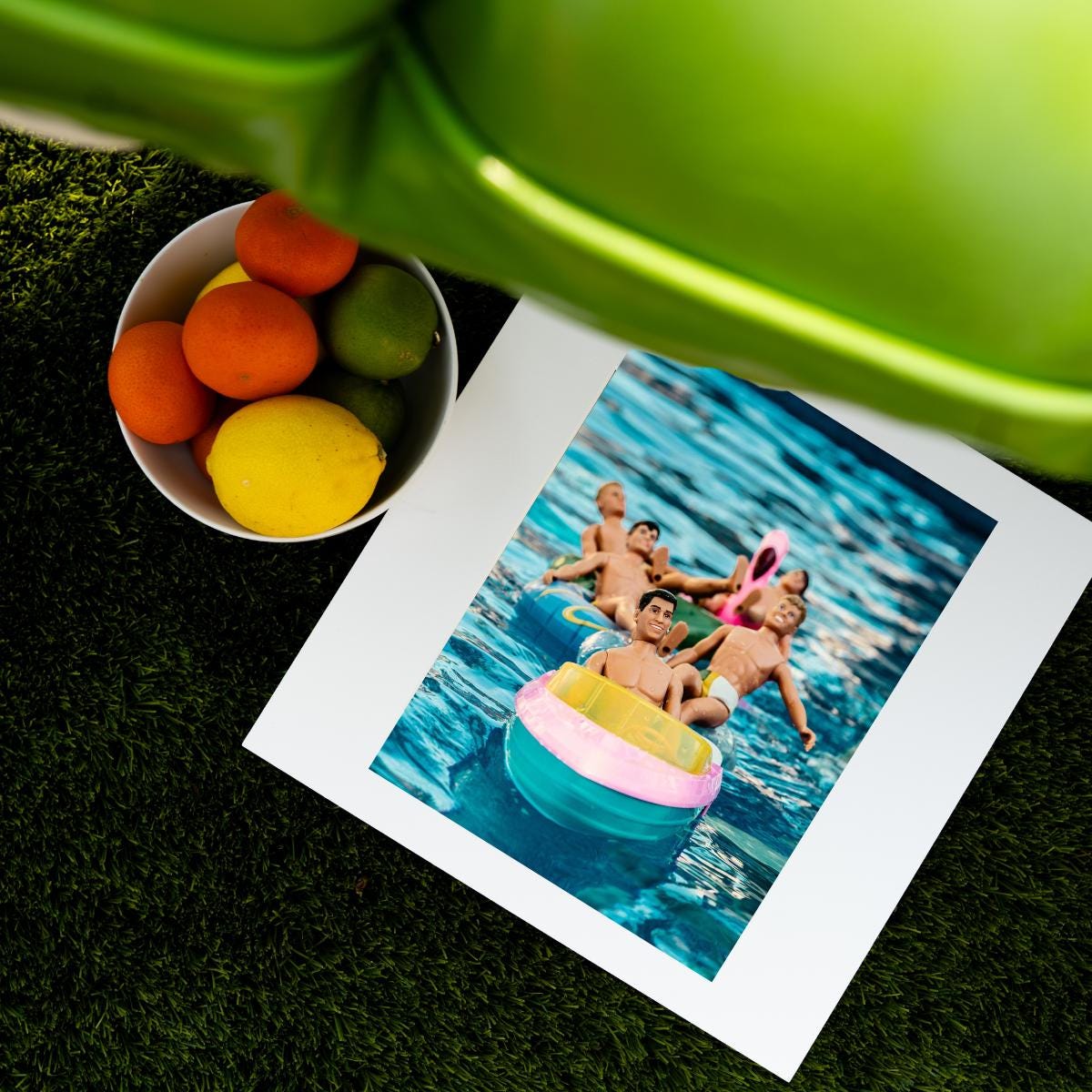NKOTB Doll Pool Art Print: 90s Nostalgia Summer Photo