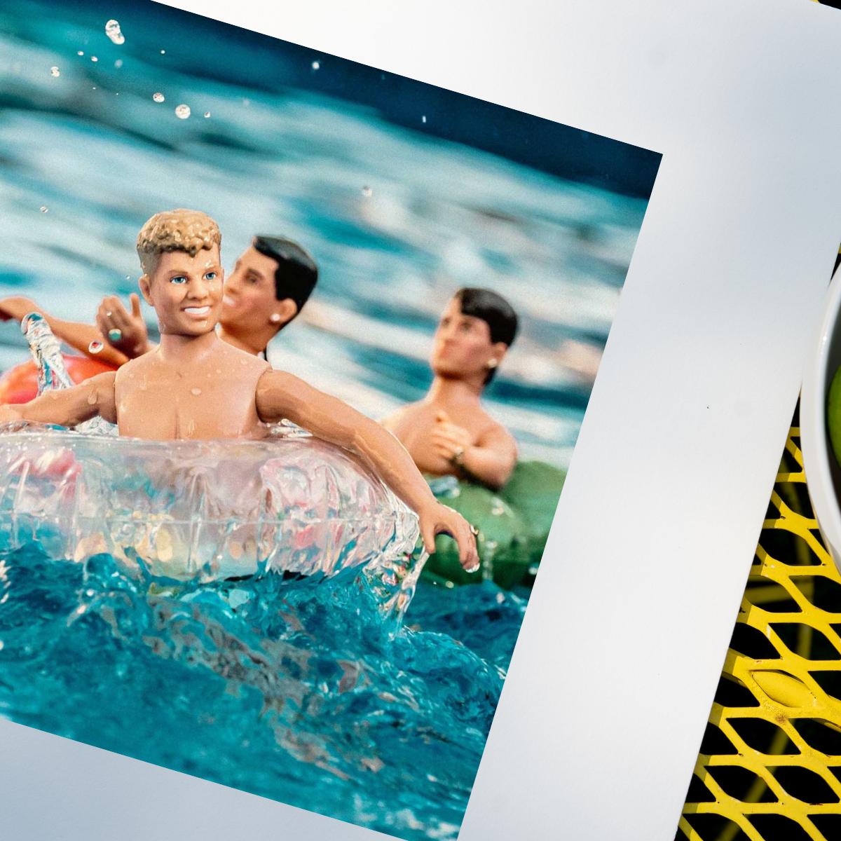 New Kids on The Block Barbie Doll Photo Print: Nostalgic Summer Wall Art