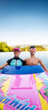 Nostalgic Barbie Boat Ride – Pool Party Vacation Summer Fun Photo Print