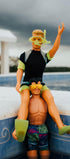 NKOTB Pool Party Print: Chicken Fight Champions, Funny Home Decor